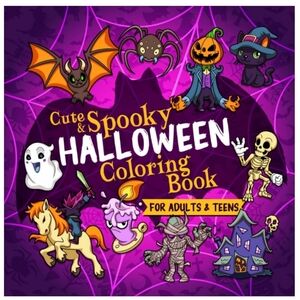 Halloween Coloring Book for Adults and Teens